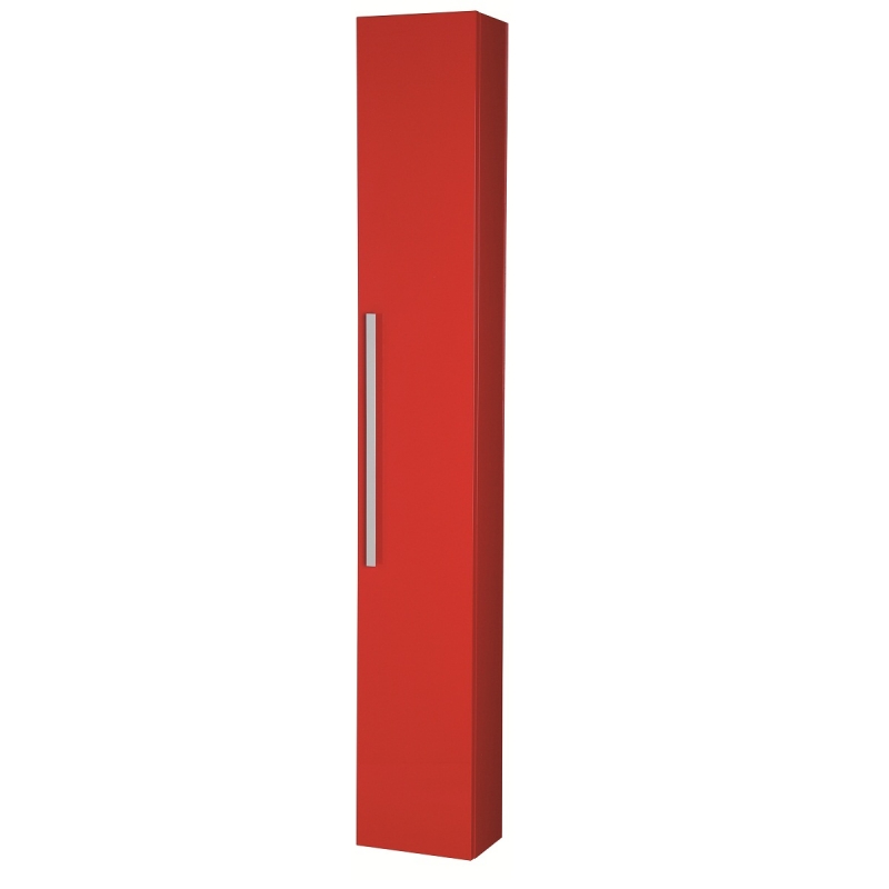 Mobile composizione bagno e pensile rosso Feridras 129026-b