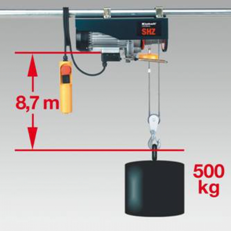 Paranco elettrico shz 500-2