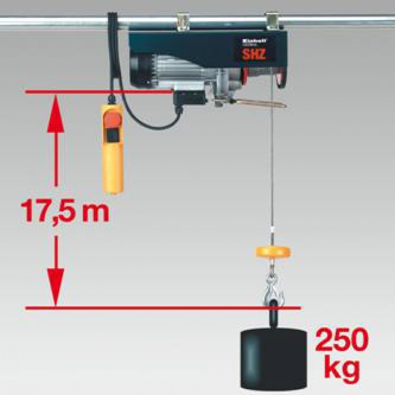 Paranco elettrico shz 500-2