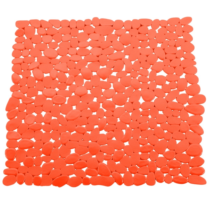 Tappeto antiscivolo quadrato 54x54 cm a sassolino in pvc varie colori