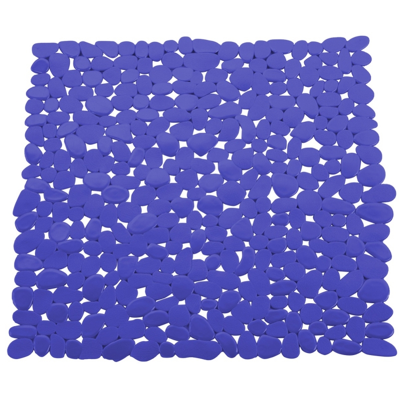 Tappeto antiscivolo quadrato 54x54 cm a sassolino in pvc varie colori