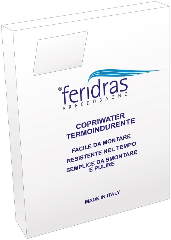 Copriwater in resina termoindurente 2.2 kg Feridras 641003-b