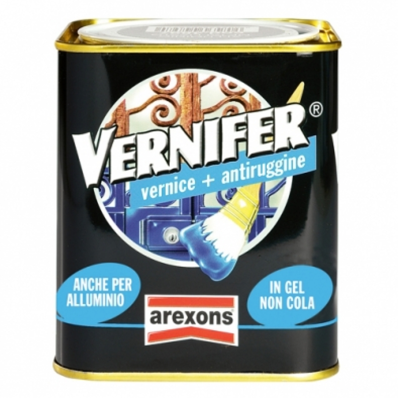 Vernice antiruggine tinte brillanti vernifer 750 ml Arexons