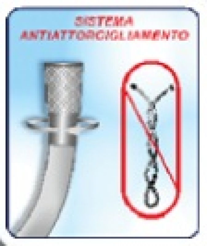 Laccio doccia in pvc 200 cm con sistema anti-torcigliante Feridras 017051