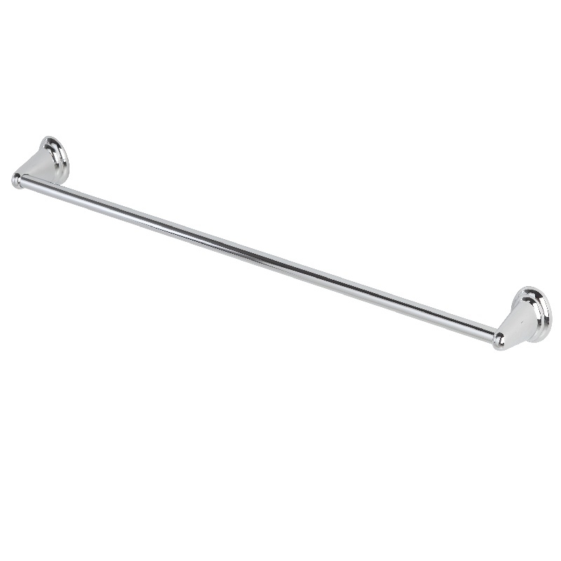 Portasciugamani cromo con piastre in acciaio antiruggine 60 cm linea facile Feridras 091010-b