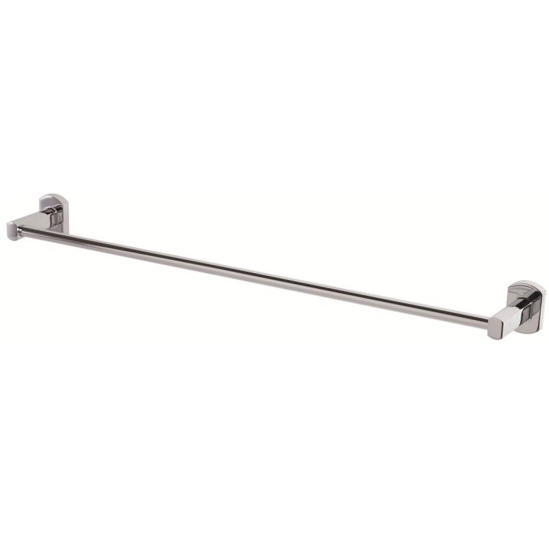 Portasciugamani cromo con piastre in acciaio antiruggine 60 cm linea deluxe Feridras 091039-b