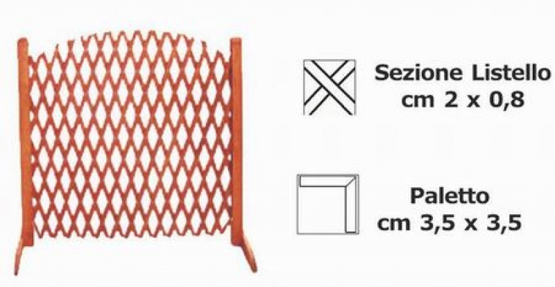 Recinzione estendibile il legno reb05 Mondo Verde
