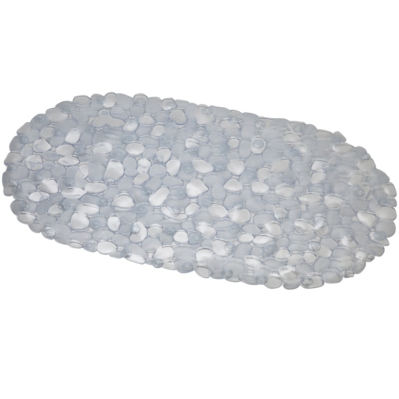 Tappeto antiscivolo ovale 69x36 cm trasparente pvc Feridras 280006