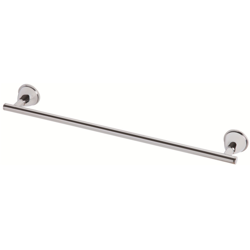 Portasciugamani cromo con piastrine in acciaio antiruggine 40 cm linea classic Feridras 285013-b