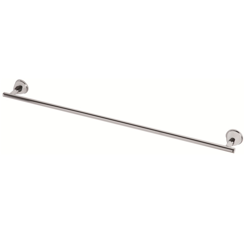 Portasciugamani cromo con piastrine in acciaio antiruggine 60 cm linea classic Feridras 285014-b