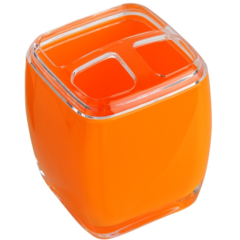 Portaspazzolino in acrilico arancio linea ios Feridras 293020-b