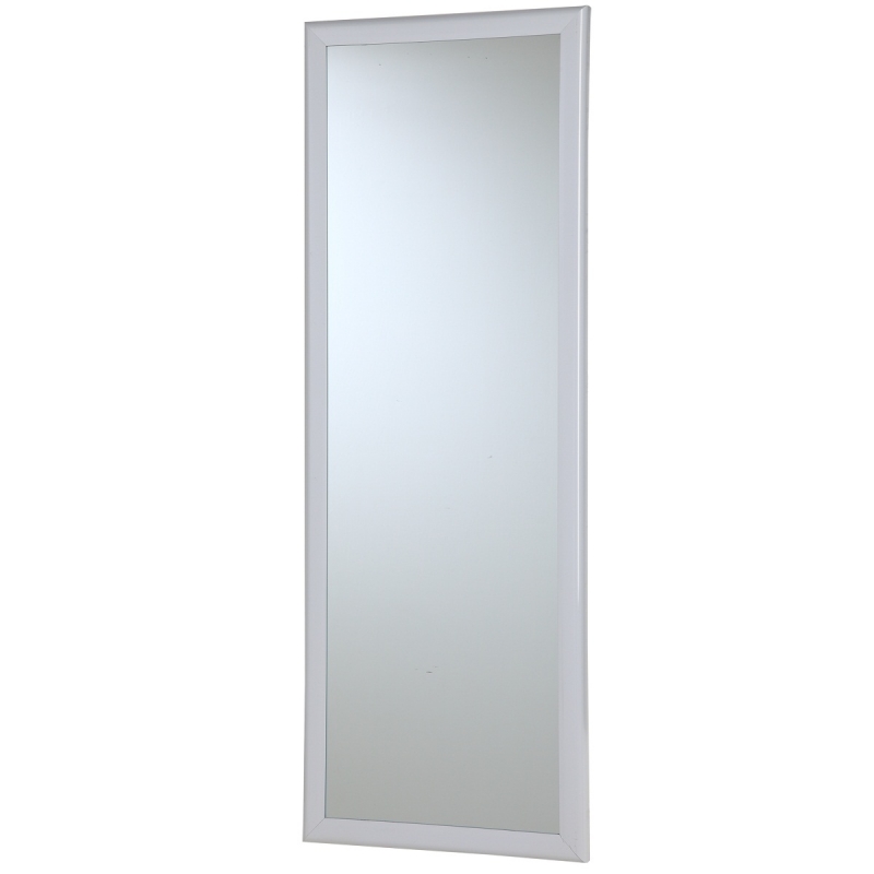 Specchio con cornice in abs bianco 30x90 cm Feridras 332026