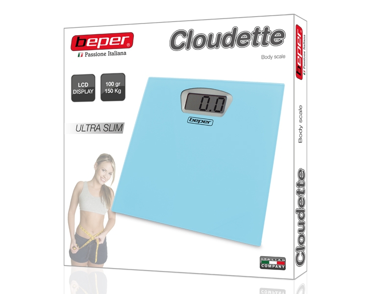 Bilancia Pesapersone Elettronica cloudette Beper 40801A