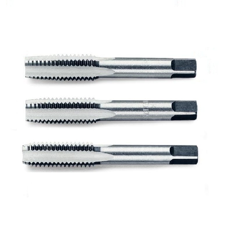 Serie di 3 maschi passo grosso 10mm 430 Beta