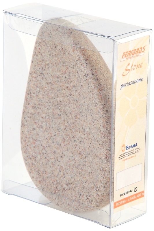 Portasapone in poliresina effetto granito linea stone Feridras 442003