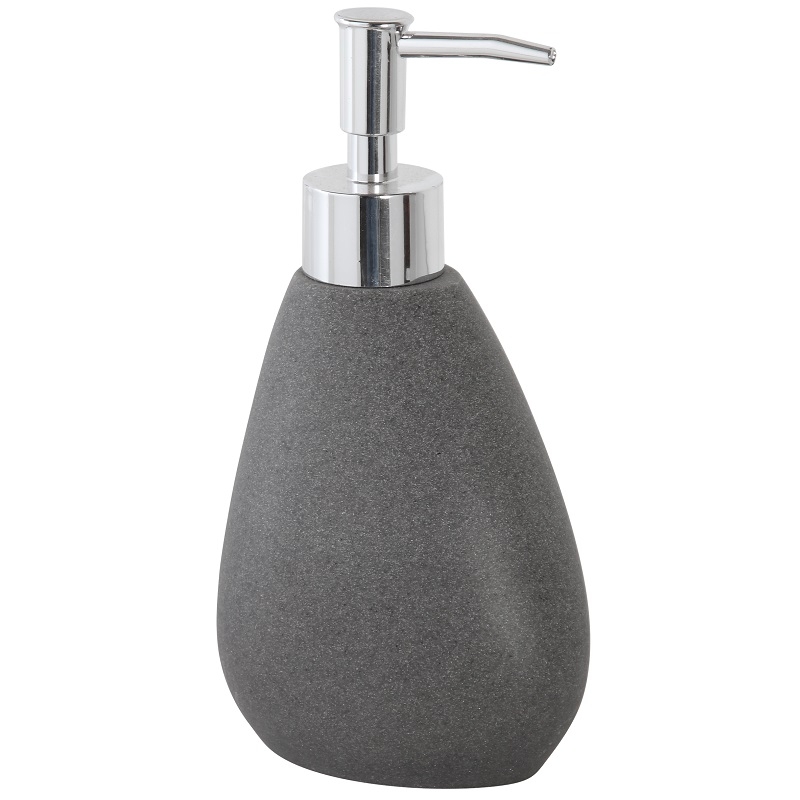 Dispenser in poliresina effetto marmo grigio linea stone Feridras 442005