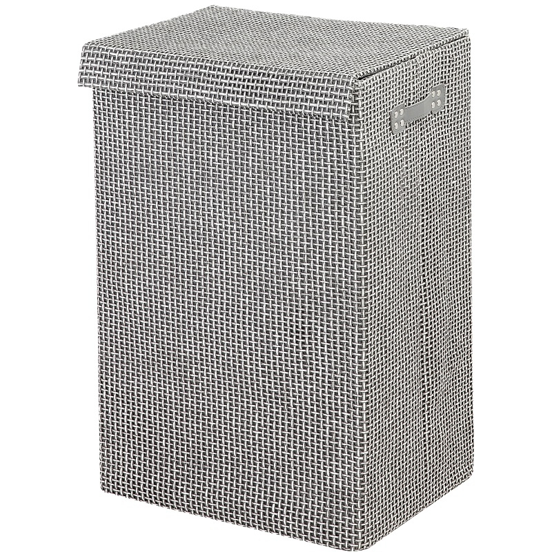 Portabiancheria da 72 lt bianco e grigio Feridras 557001