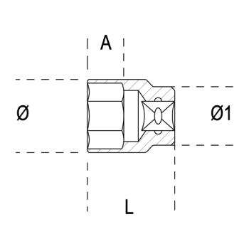 920FTX Beta Chiavi a bussola Torx Femmina attacco quadro da 1/2