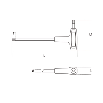 Beta 97TTX Chiavi torx con impugnatura in plastica