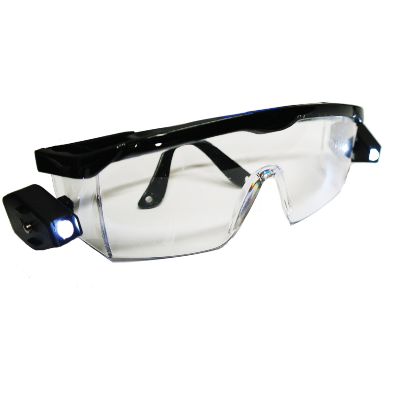 Occhiali di protezione con 2 led Kraftixx