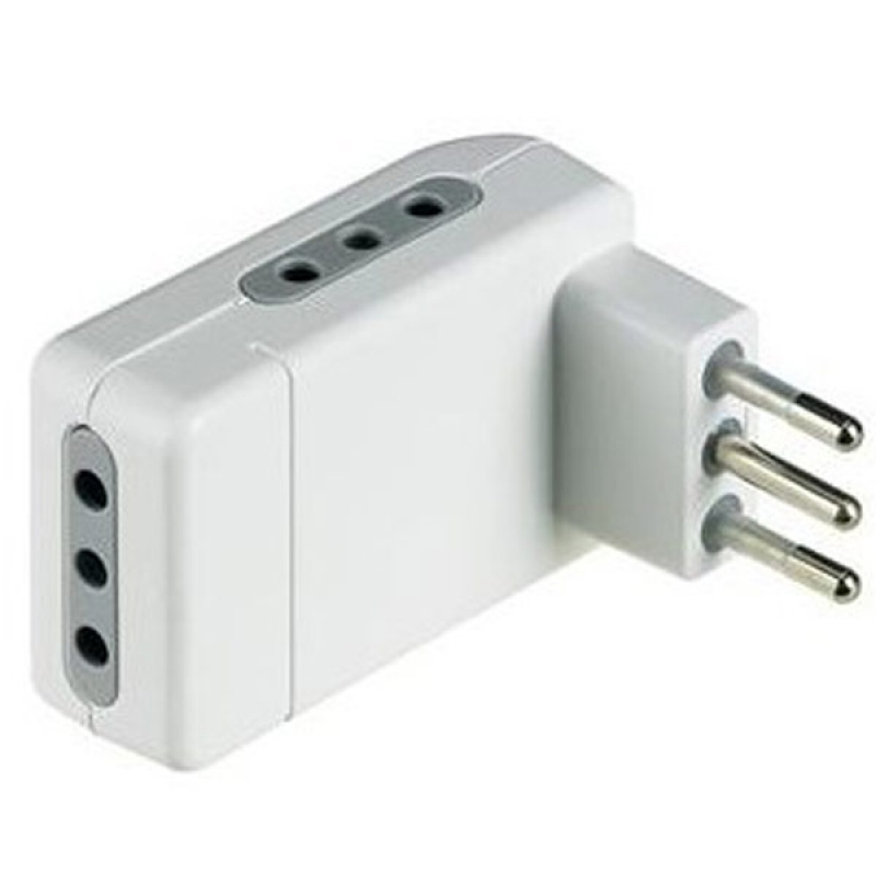 Adattatori tris salvaspazio spina 10a Bticino