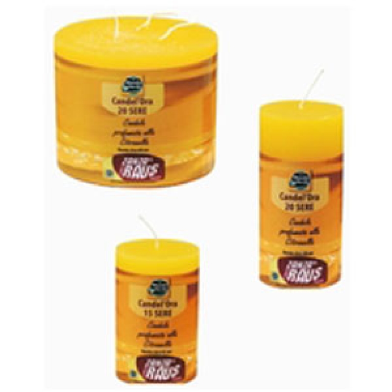 Candele citronella a lunga durata cmz08 Mondo Verde