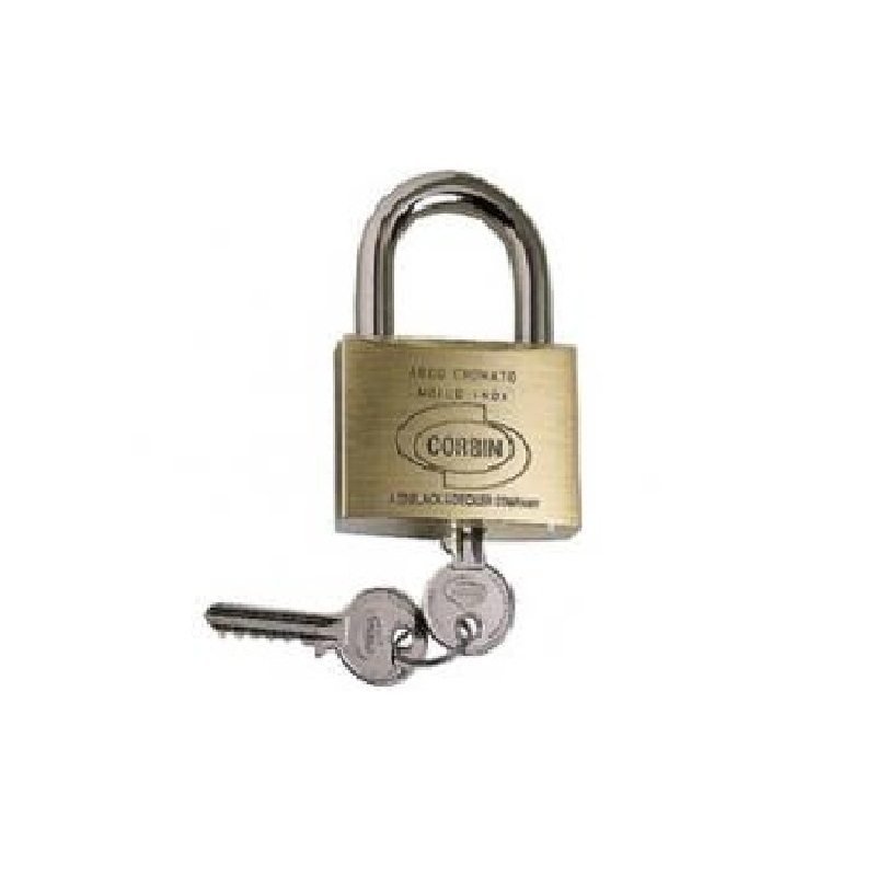 Lucchetto in ottone arco normale da 40mm Corbin