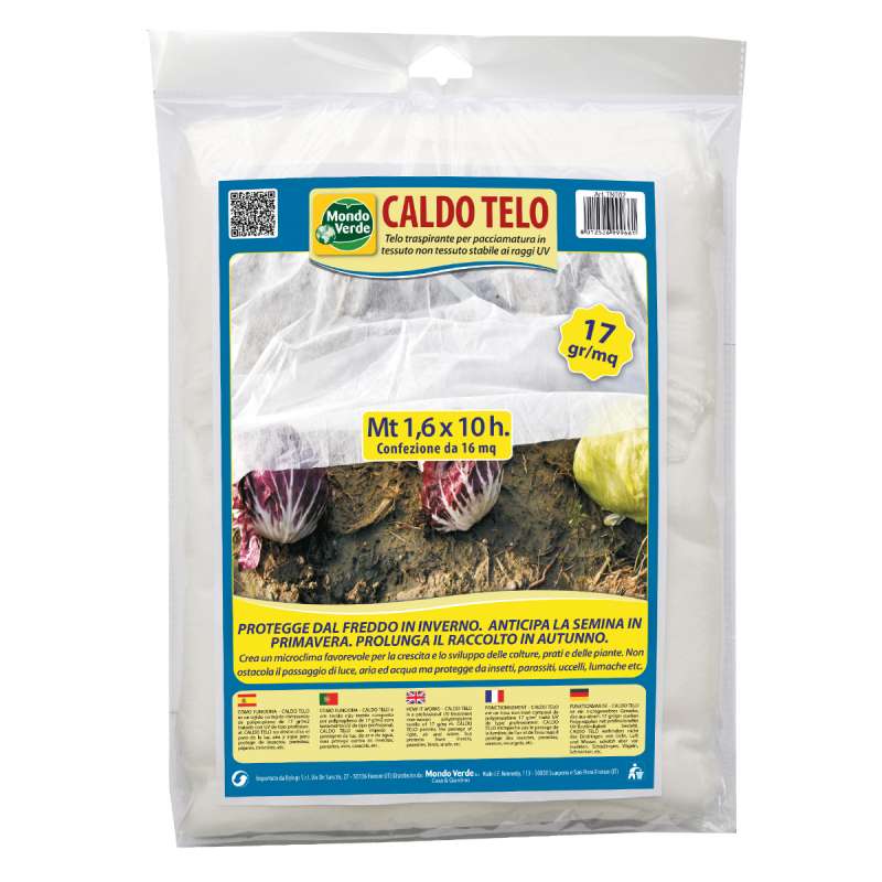 Telo protettivo per piante caldo telo 1.6x10 17 gr-mq