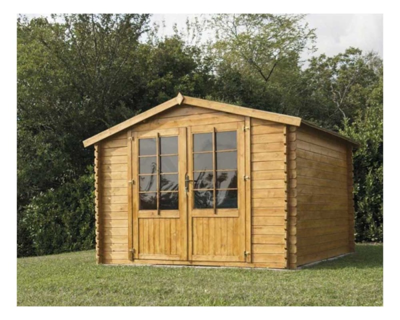 Casetta Da Giardino In Legno Cleo 300 x 300 cm Losa Legnami
