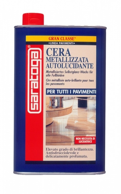 Gran Classe Cera Metallizzata lt 1 per pavimenti in marmo e gres Saratoga