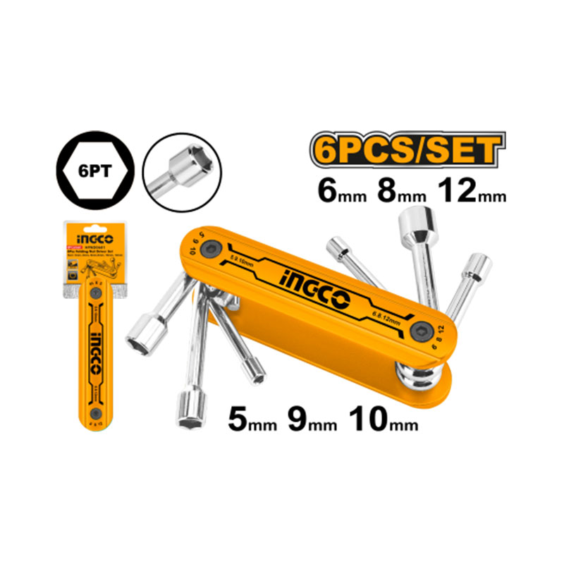 Chiave a bussola Portatili set 6 pz Ingco HFND0601