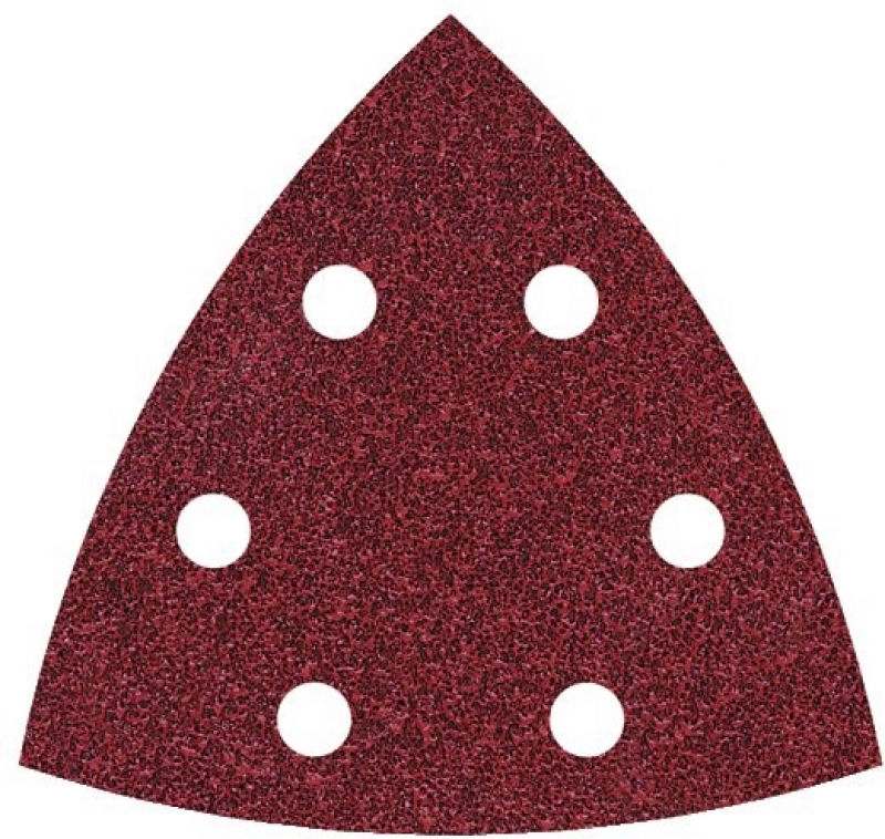 Fogli abrasivi 95mm per levigatrici triangolare Set 5 Pz Wolfcraft