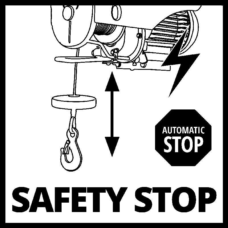 Paranco elettrico TC-EH 250-18 mt  Einhell