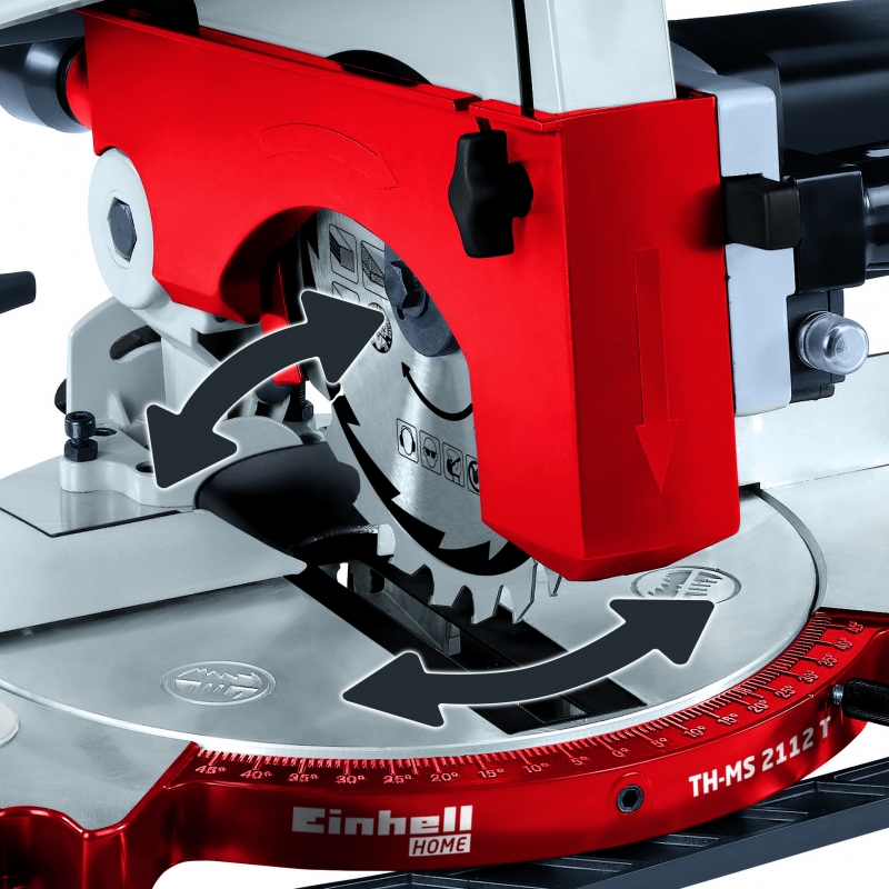 Troncatrice per legno con piano superiore 1200 Watt TH-MS 2112T Einhell