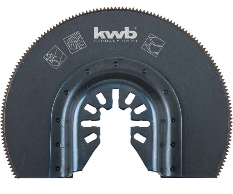 Lama semicircolare per legno per utensile multifunzione Kwb