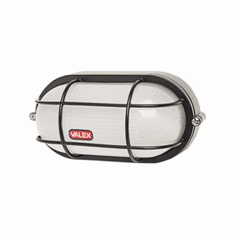 Lampada ovale da esterno con grata 100watt Valex 1152435