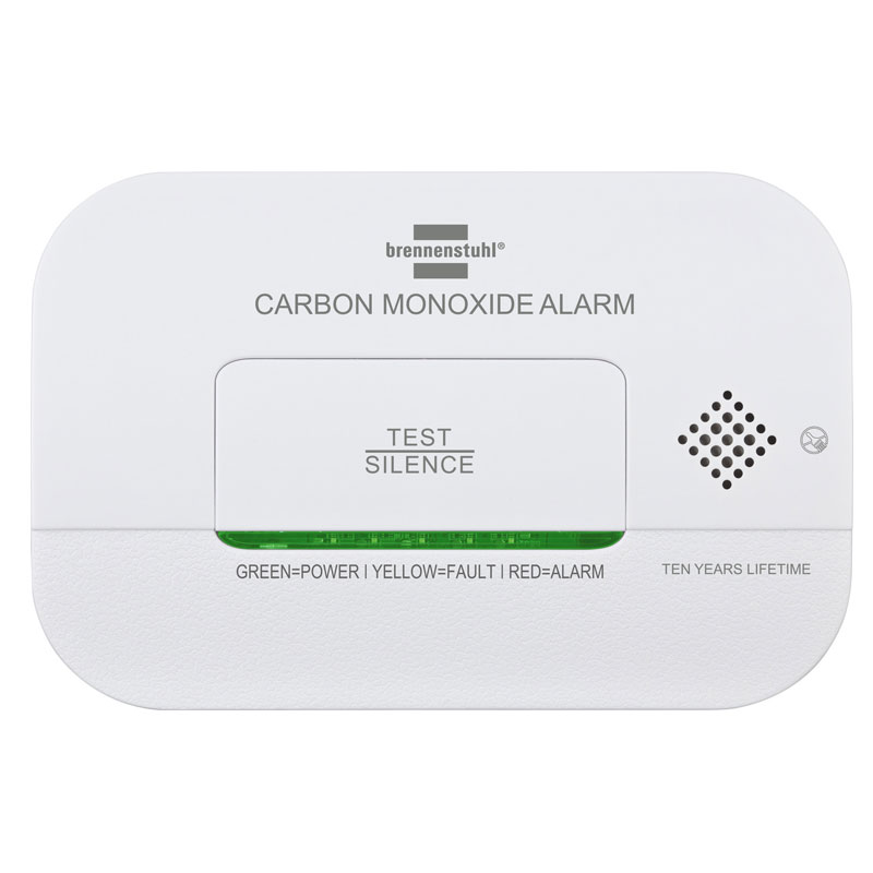 Rilevatore di CO monossido di carbonio con allarme e display led Brennenstuhl 