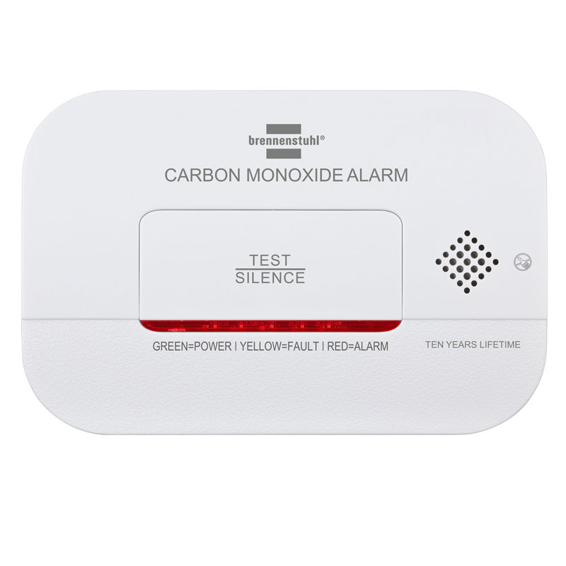 Rilevatore di CO monossido di carbonio con allarme e display led Brennenstuhl 