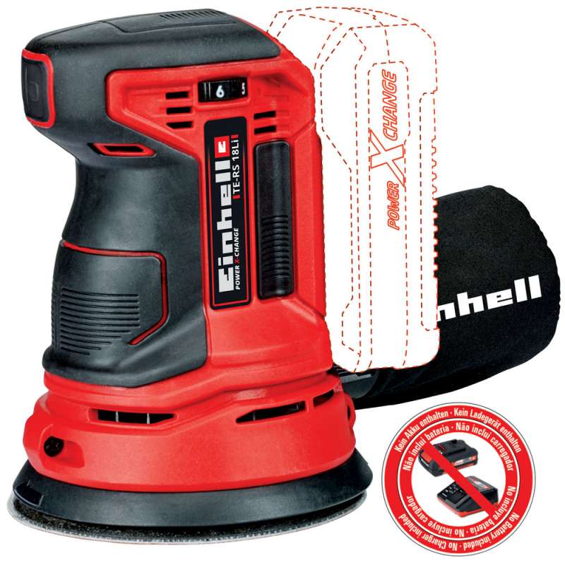 Levigatrice rotorbitale a batteria Einhell TE-RS 18 Li Solo