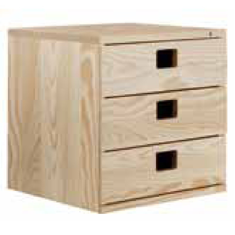 Cubo 3 cassetti dinamic 6.11 grezzo Spallanzani