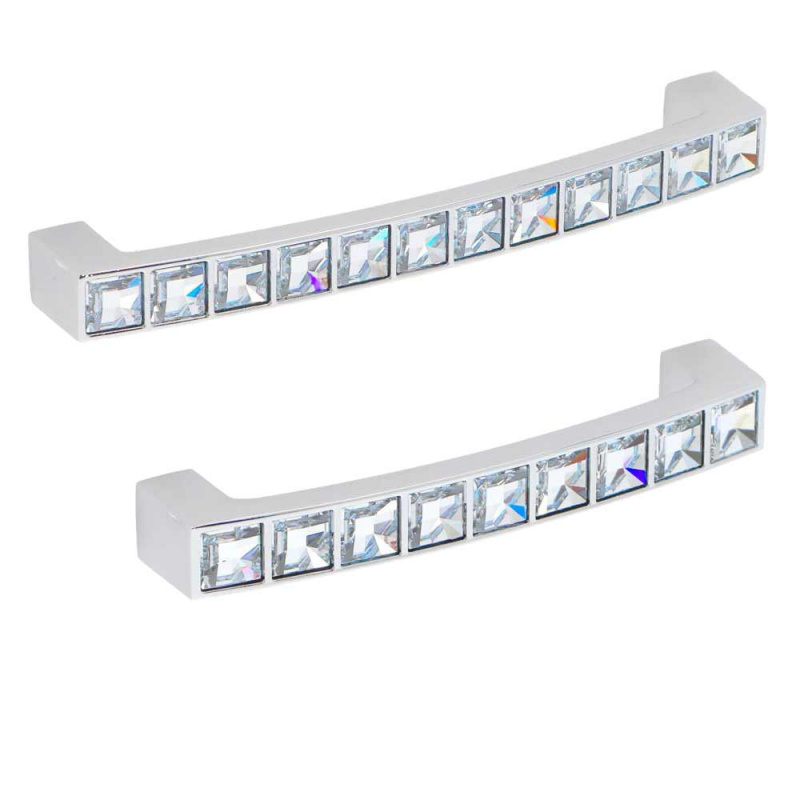 Maniglia per mobili in stile moderno con Swarovski Linea Luxury Serie 50 Giusti