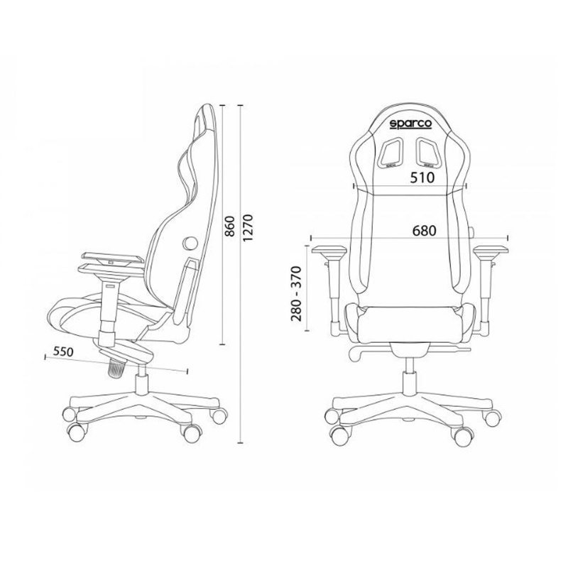 Sedia da Ufficio Gaming Sparco Icon