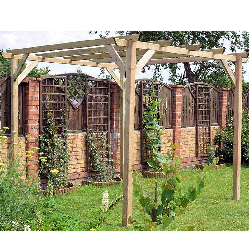 Gazebo Pergola Eco 300x300 Losa Legnami