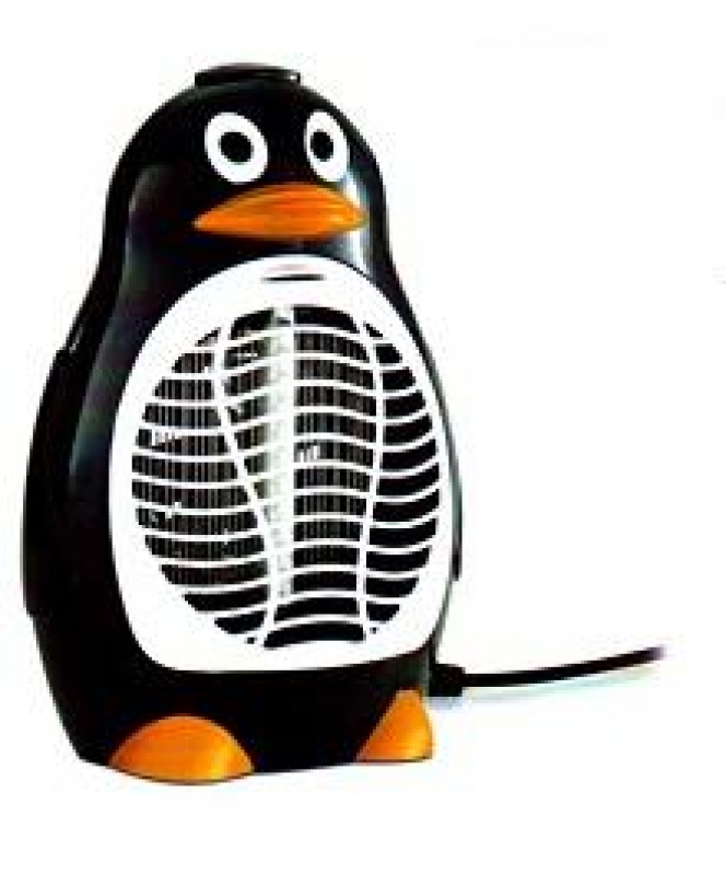 Zanzariera pinguino con luce notturna Rosa Trade