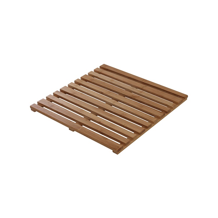 Pedana per doccia 50x50cm in legno di bambù Feridras