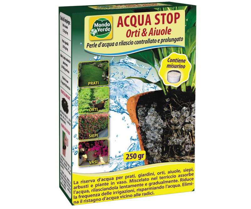 Perle d'acqua a rilascio lento 200gr. Acqua Stop Mondo Verde