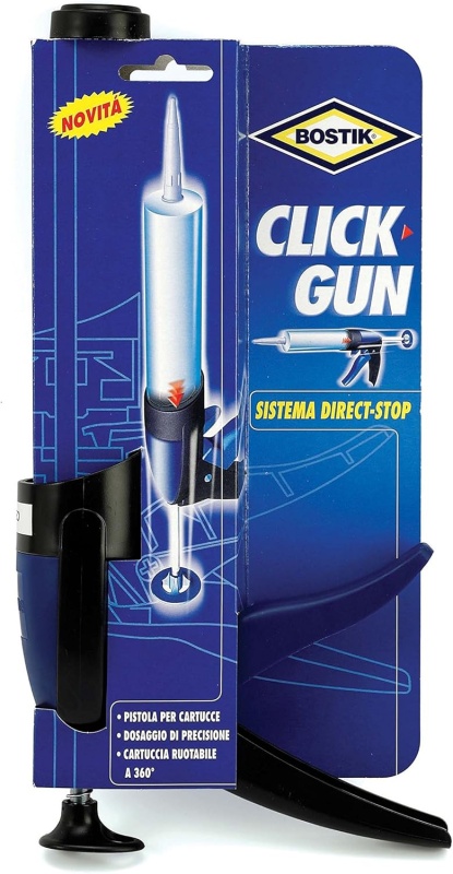 Pistola per silicone professionale Click gun Bostik