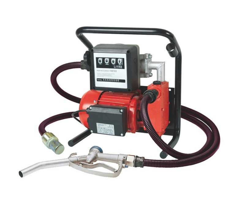 Pompa autoadescante per travaso gasolio con contalitri Ribimex