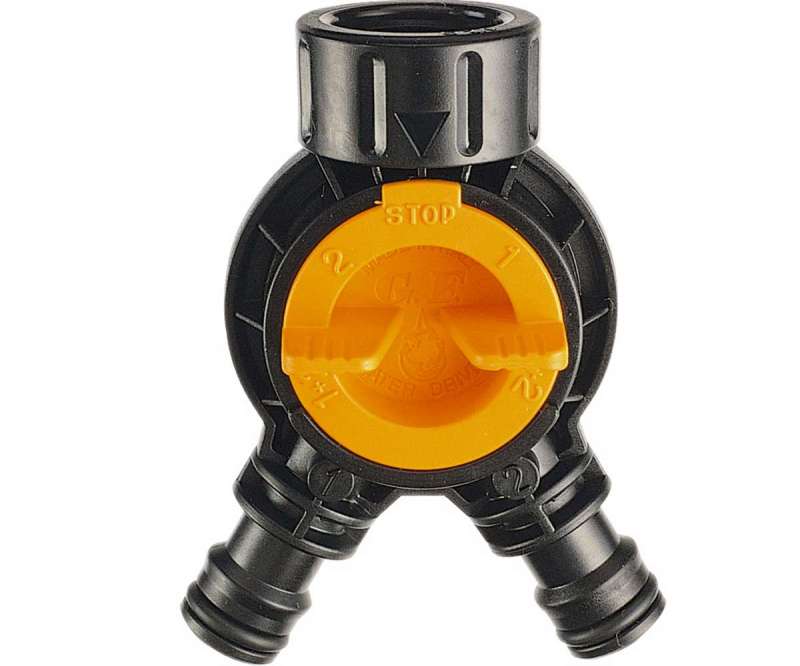 Presa rubinetto 3-4 a doppia uscita GF