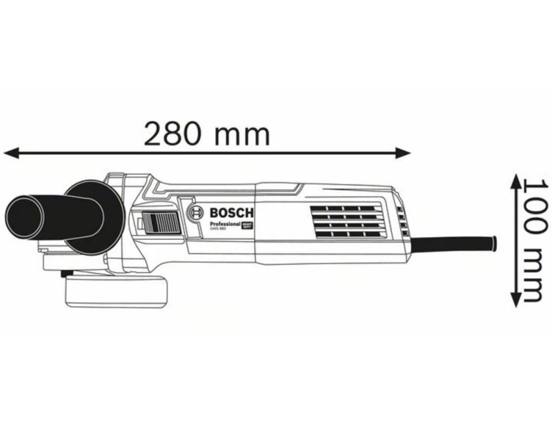 Smerigliatrice angolare Bosch GWS 880 125 mm Professional